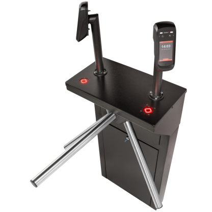 Catraca de Acesso SLIM Mini Balcão com 2 Leitores Faciais - Image 5